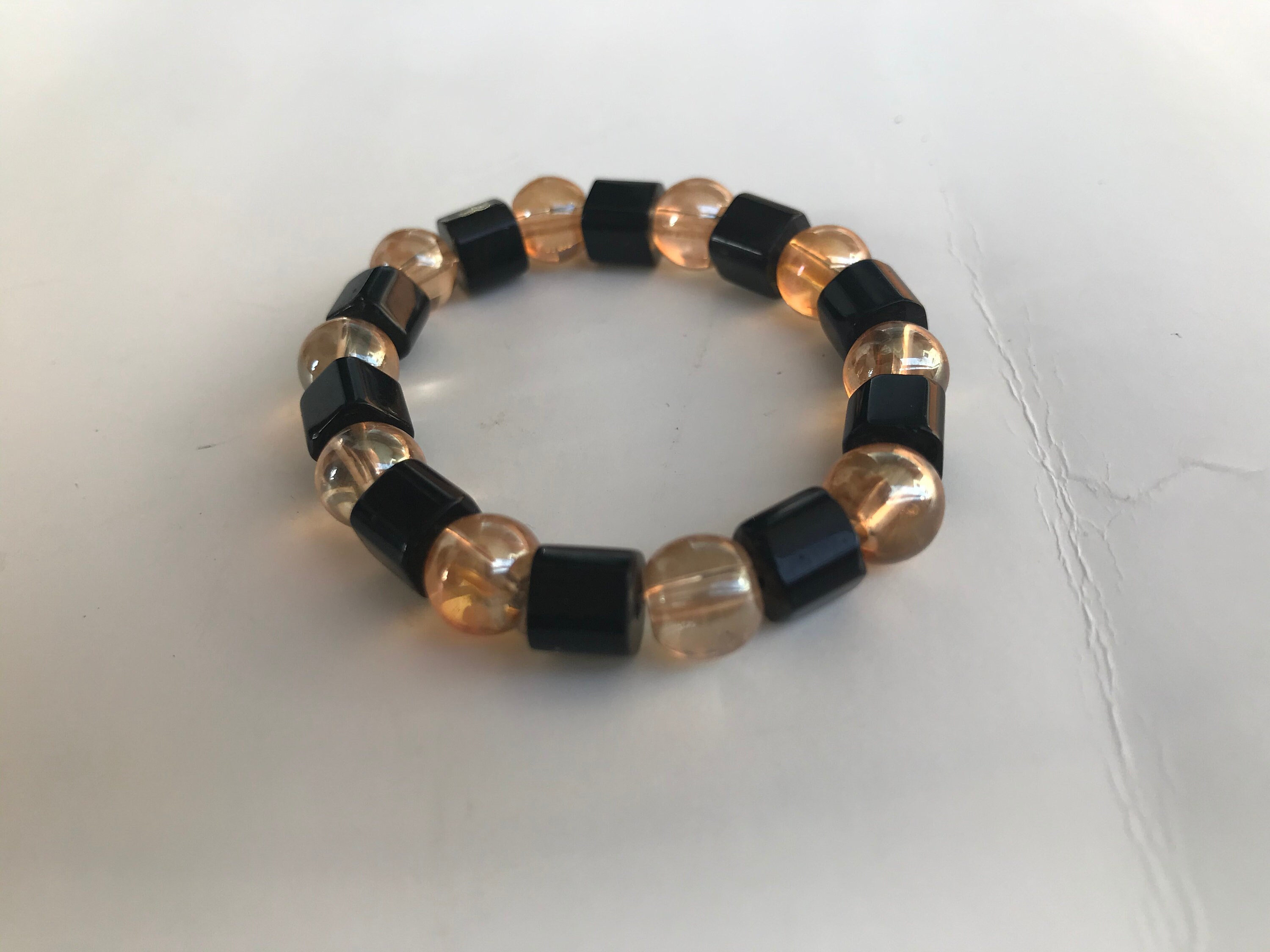 Unisex Expandable Bead Bracelet Uniquely Made From 5mm Etsy