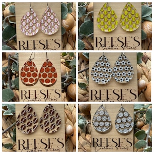 Acrylic Sports Earrings