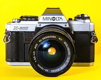 【美品】MINOLTA X-500 / MD ZOOM 35-70mm 3.5 Minolta 35-70mm f3.5 MD Zoom - Lens – Kamerastore