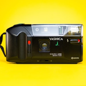 YASHICA J 35mm film camera point and shoot film camera Yashica point and shoot Vintage Compact Film Camera