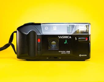 YASHICA J 35mm film camera point and shoot film camera Yashica point and shoot Vintage Compact Film Camera