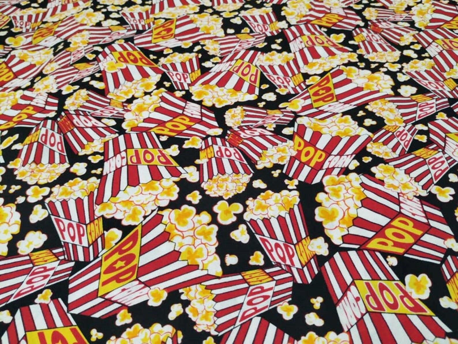 Popcorn red stripes 1 Meter Quality Plain Cotton Fabric Etsy