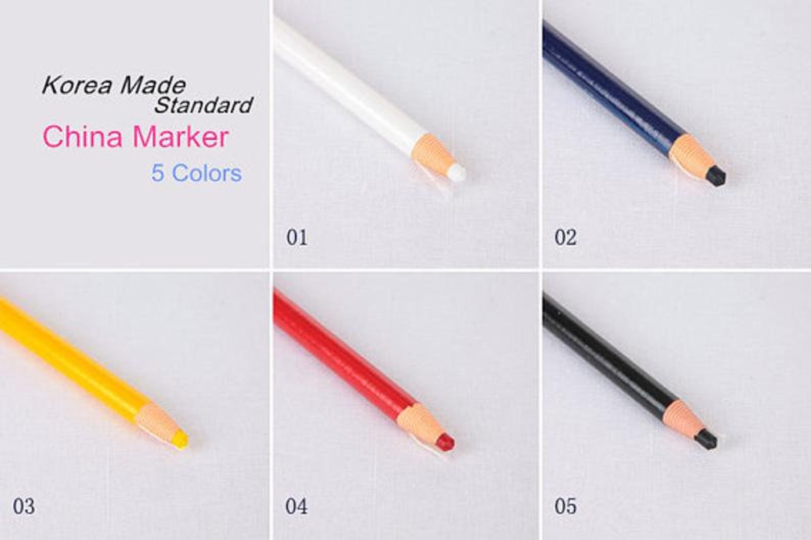 4pcs Paper Wrapped China Markers China Marking Pencils Non Etsy