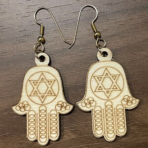 Hamsa Earrings