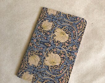 Cuaderno Artesanal FLORES AZULES