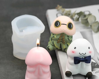 Tiny Head People mold for resin, soap, wax