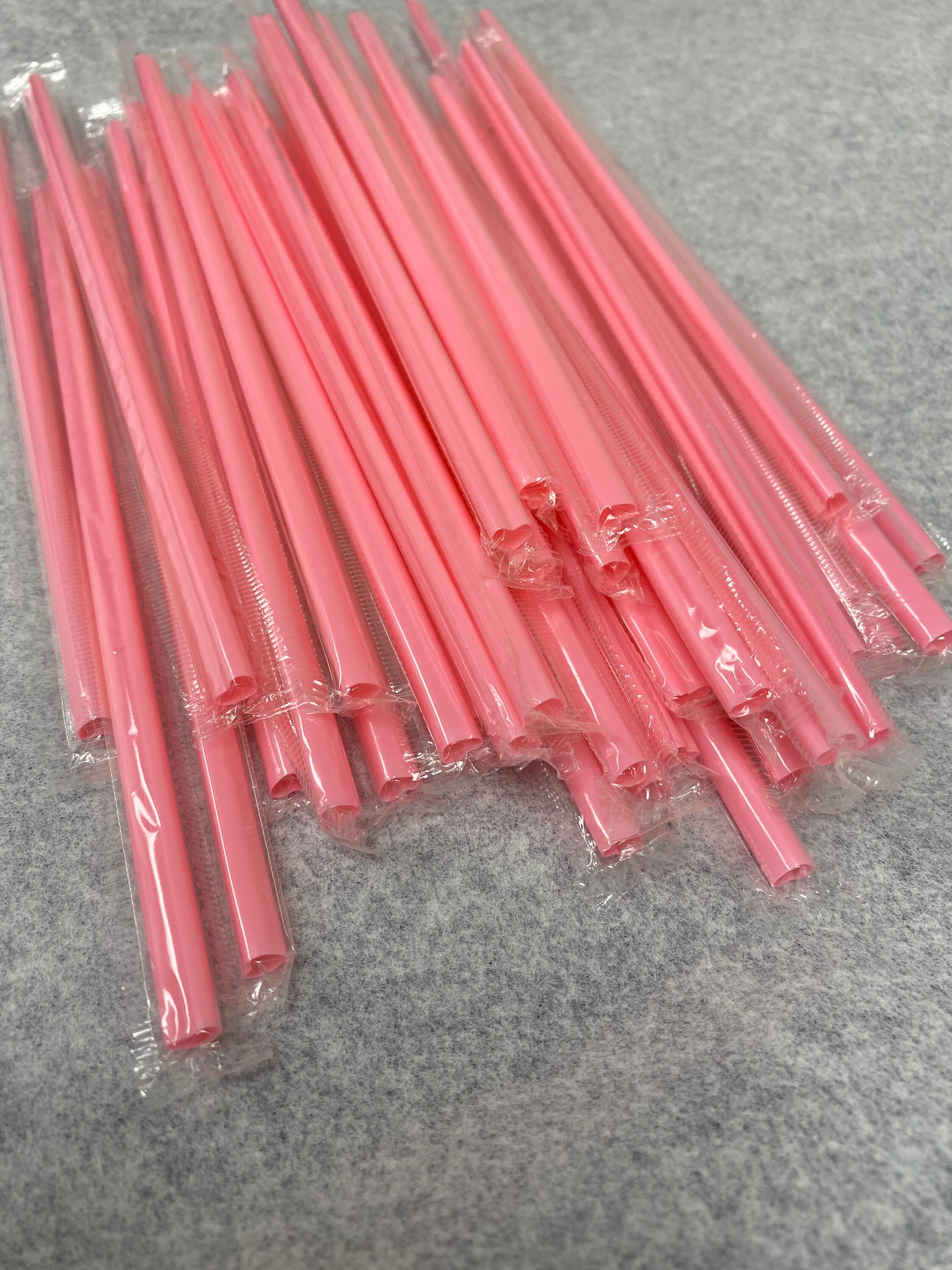 10 Reusable Pink Plastic Heart Shaped Straws 8.26 length and Etsy
