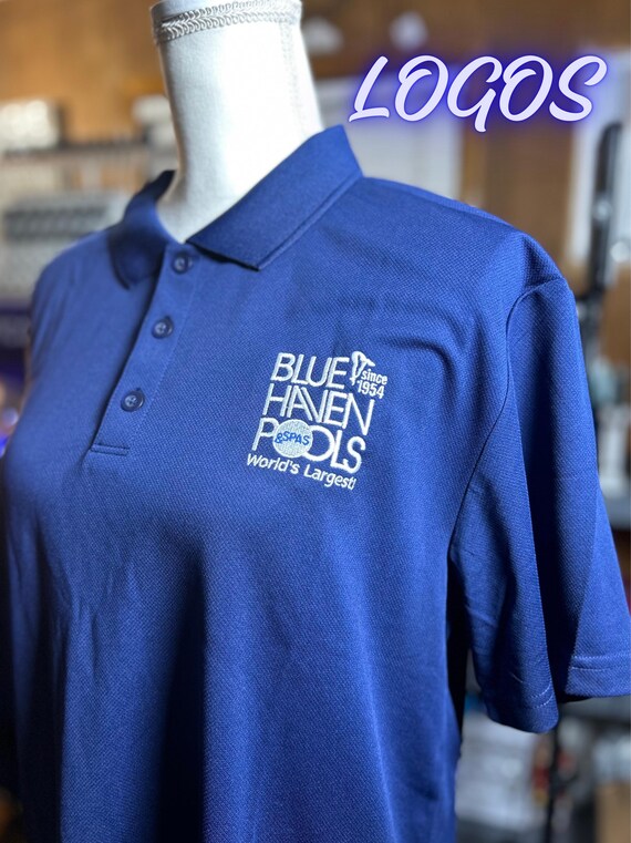Polos de empresa bordados personalizados: uniformes de equipo