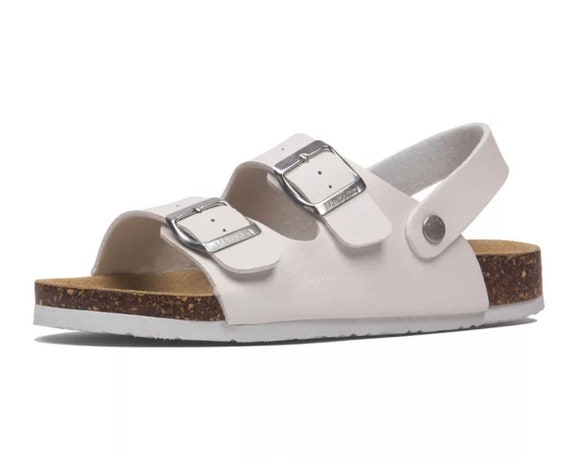 cork sandals with backstrap