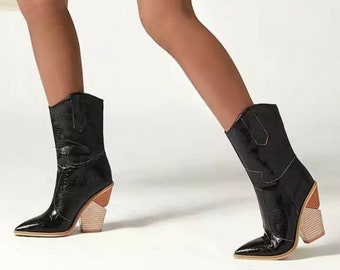 cowboy boot high heels