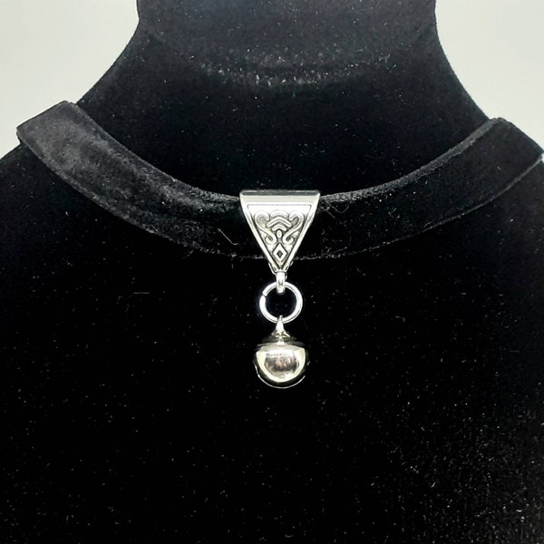 Menschen Katzen Halsband Samt Choker mit Glöckchen