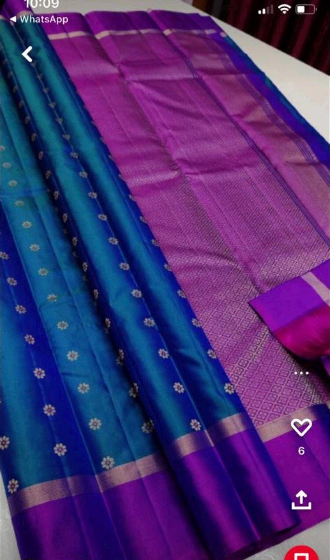 Kanchi Vegan Soft silk Saree with contrast Blouse and rich Jari Pallu