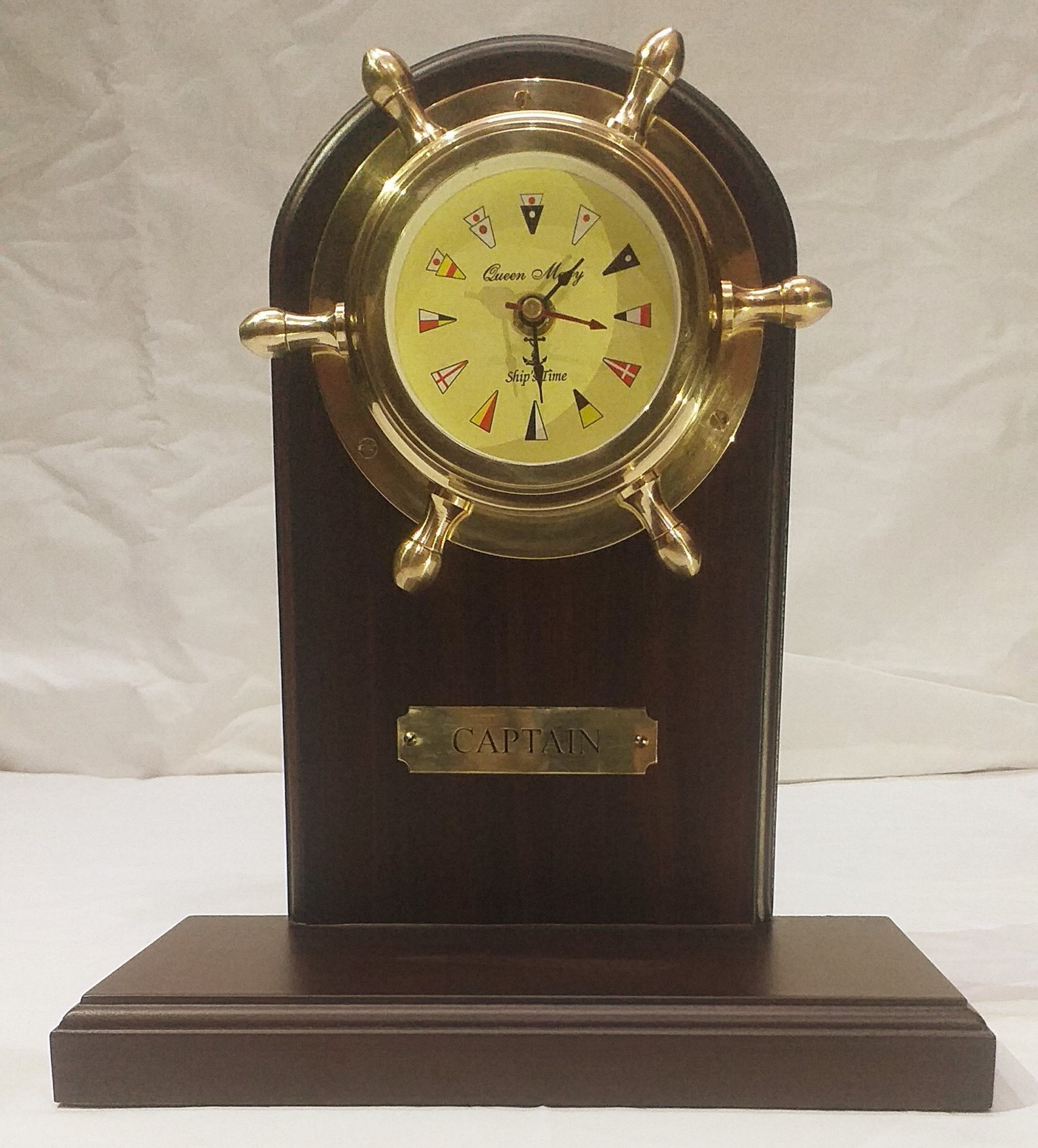 Nautical Handmade Captain Desk Clock Authentic Nautical Clock Etsy