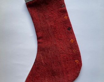 Calcetines Kilim navideños Decoración de chimenea Medias navideñas hechas a mano, decoración navideña, medias navideñas, regalo de Navidad, calcetines de Papá Noel