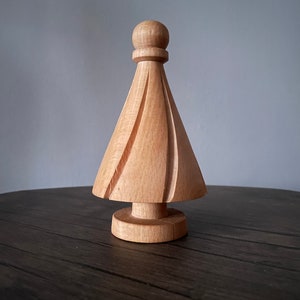 Handmade Wooden Pine Tree Scandinavian Style Ornaments image 2