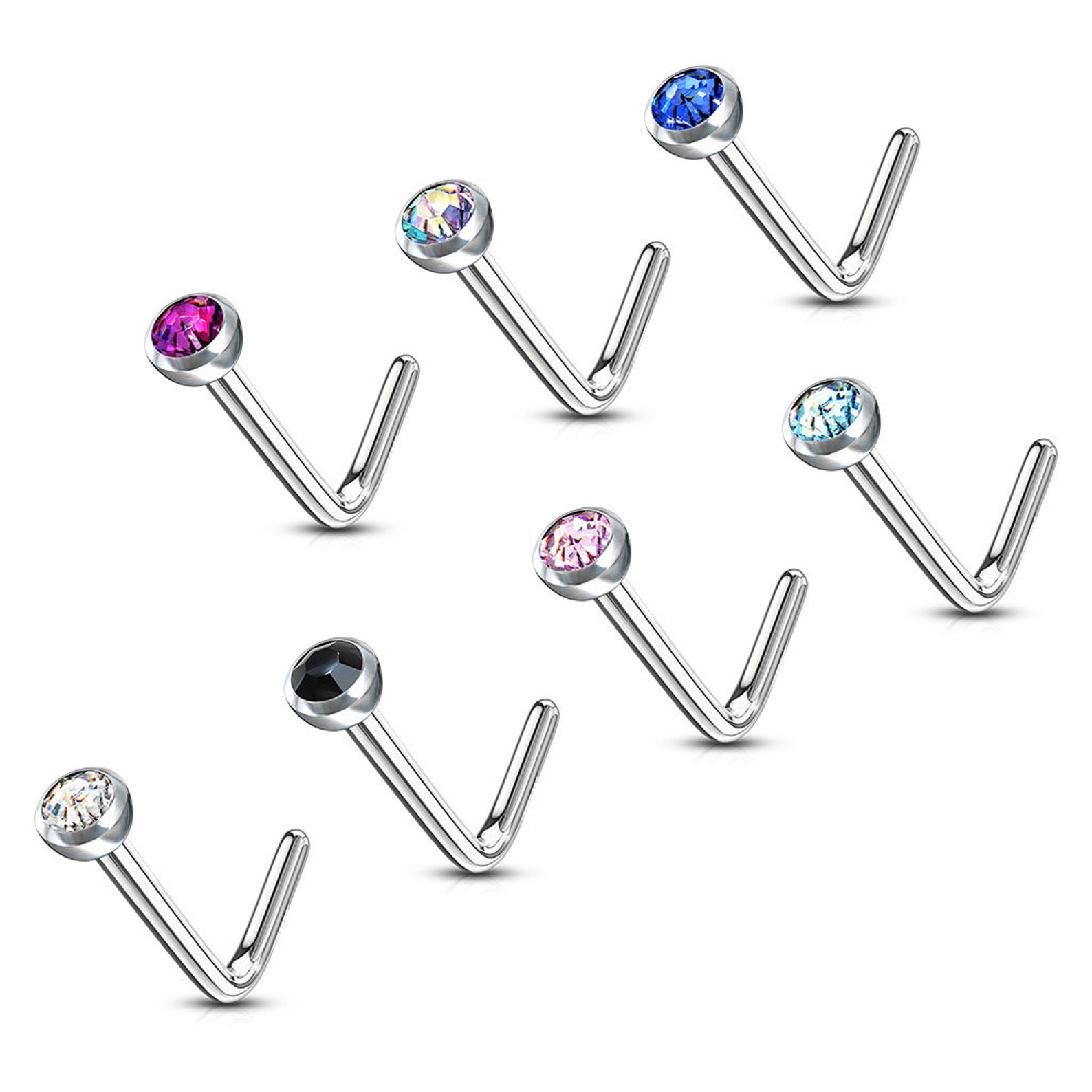 0.8 mm nose stud
