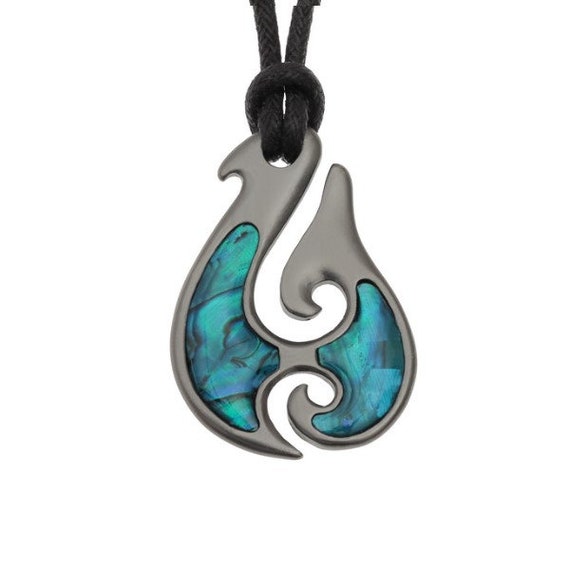 New Zealand Maori Inspired Jade Greenstone Open Koru Spiral Necklace 30mm,  Green (QJKO30B) | Amazon.com