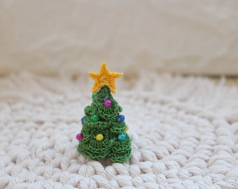 Mini Christmas tree, Handmade Christmas tree, crochet Christmas tree, amigurumi Christmas tree, mini crochet tree, Christmas tree