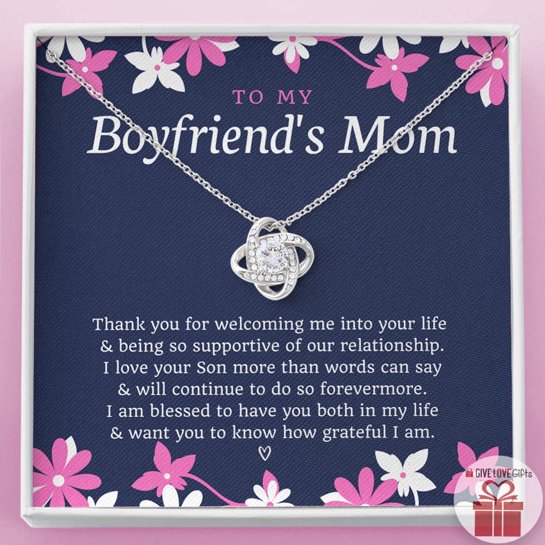 Gifts for Boyfriends Mom, to My Boyfriends Mom Christmas Gifts, Birthday Gifts, Mothers Day