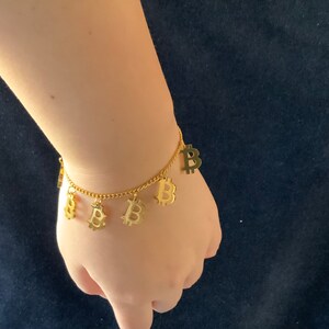 Bitcoin bracelet 6in-8in image 3