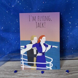 Illustrazione A6 Titanic Jack e Rose - Sto volando, Jack!