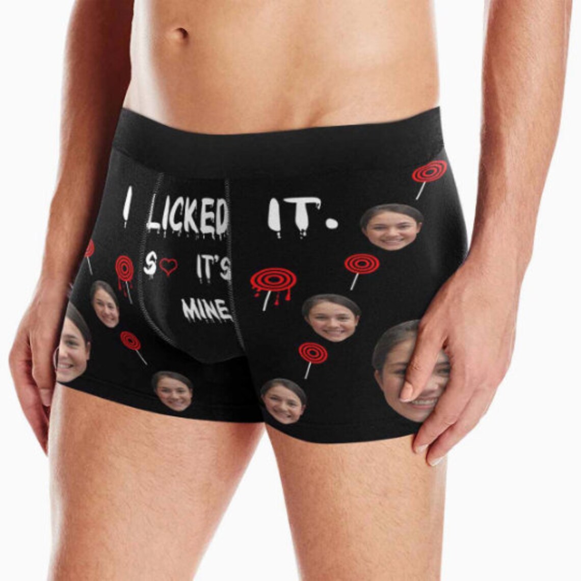 Custom Underwear for Men Personalized Face Boxers Briefs Photo Etsy