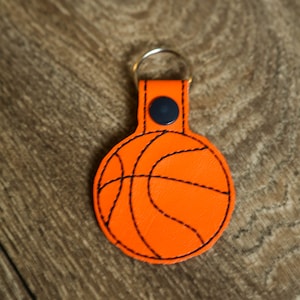 Orange Basketball keychains