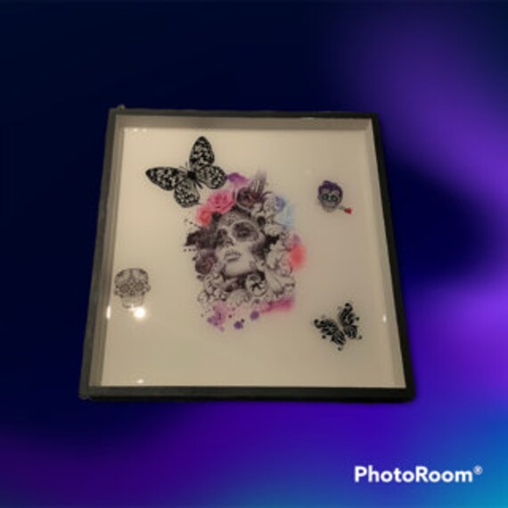 Plateau Motif La Santa Muerte