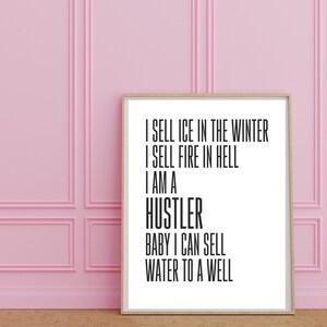 Hip Hop Fan, Music Lover, minimalist wall art printable, simple wall art digital download