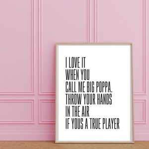 Hip Hop Fan, Music Lover, minimalist wall art printable, simple wall art digital download