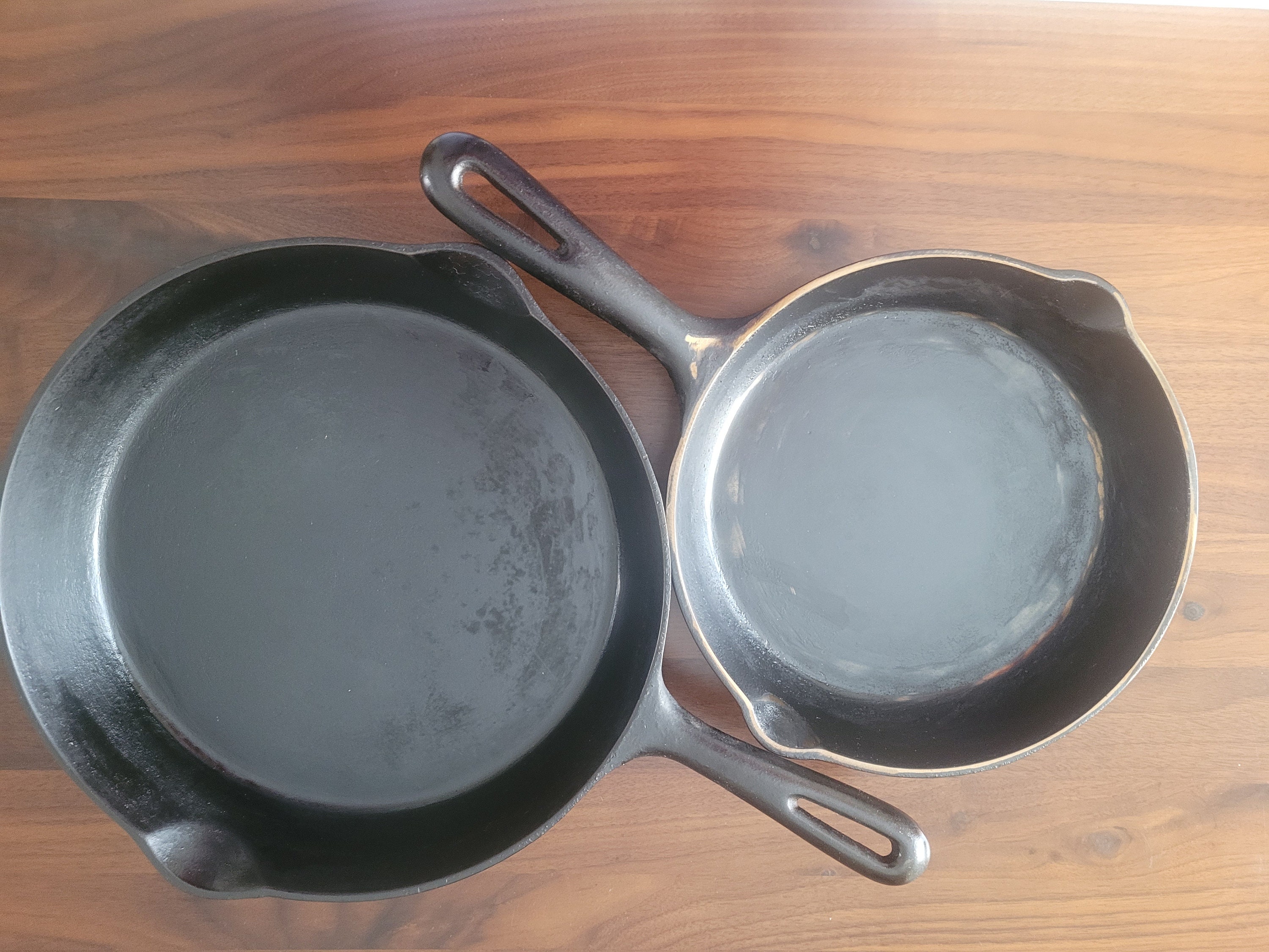 GSW Cast Iron Fry Pan Set Etsy Canada