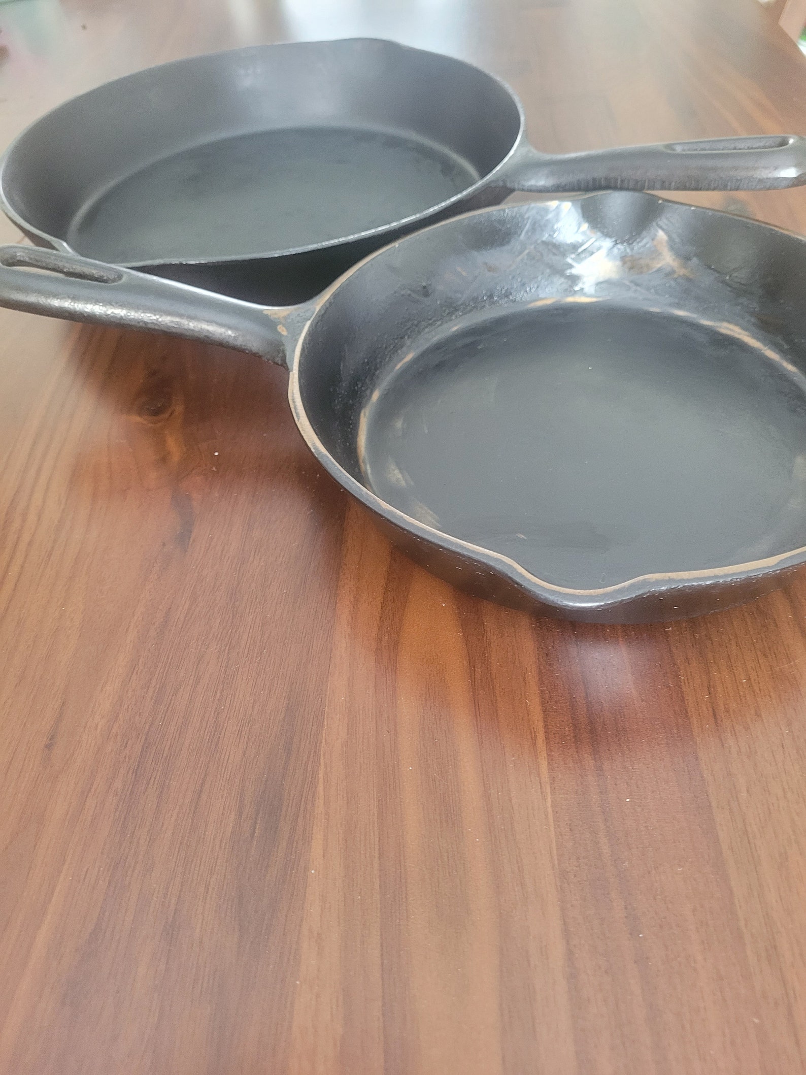 GSW Cast Iron Fry Pan Set Etsy Canada