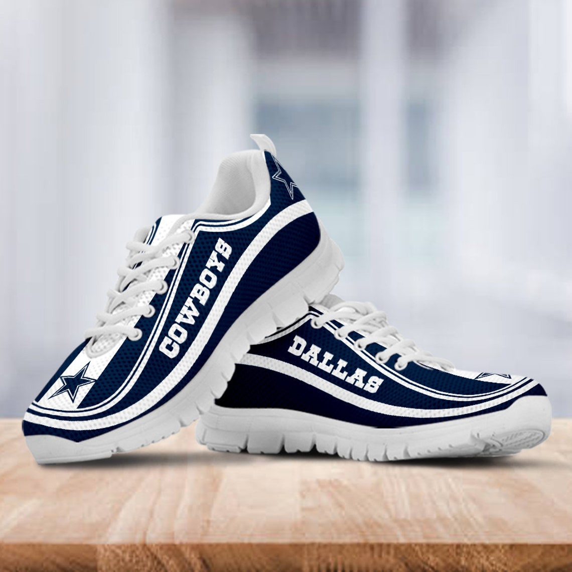 Dallas Cowboys Custom Sneaker Dallas Cowboys Shoes Sport Etsy