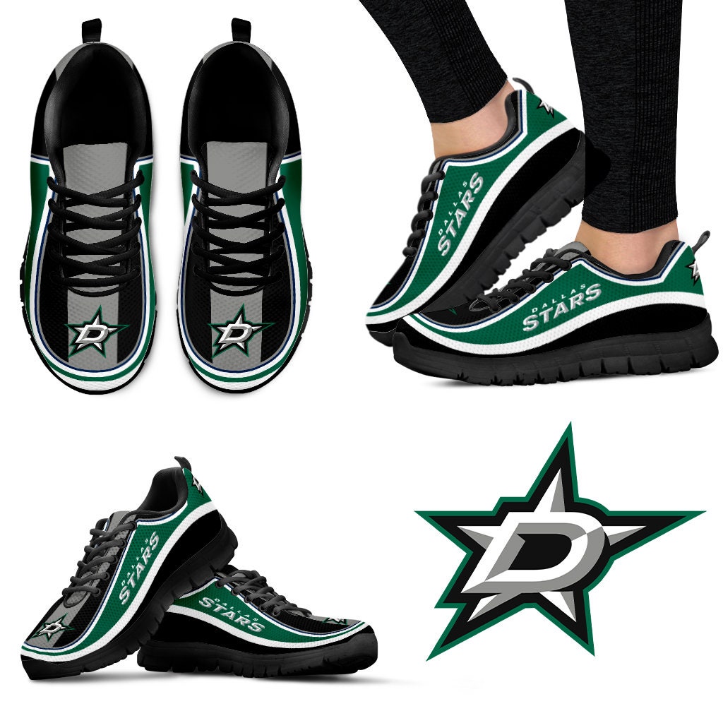 Dallas Stars Custom Sneaker Dallas Stars Custom Shoes Sport Etsy