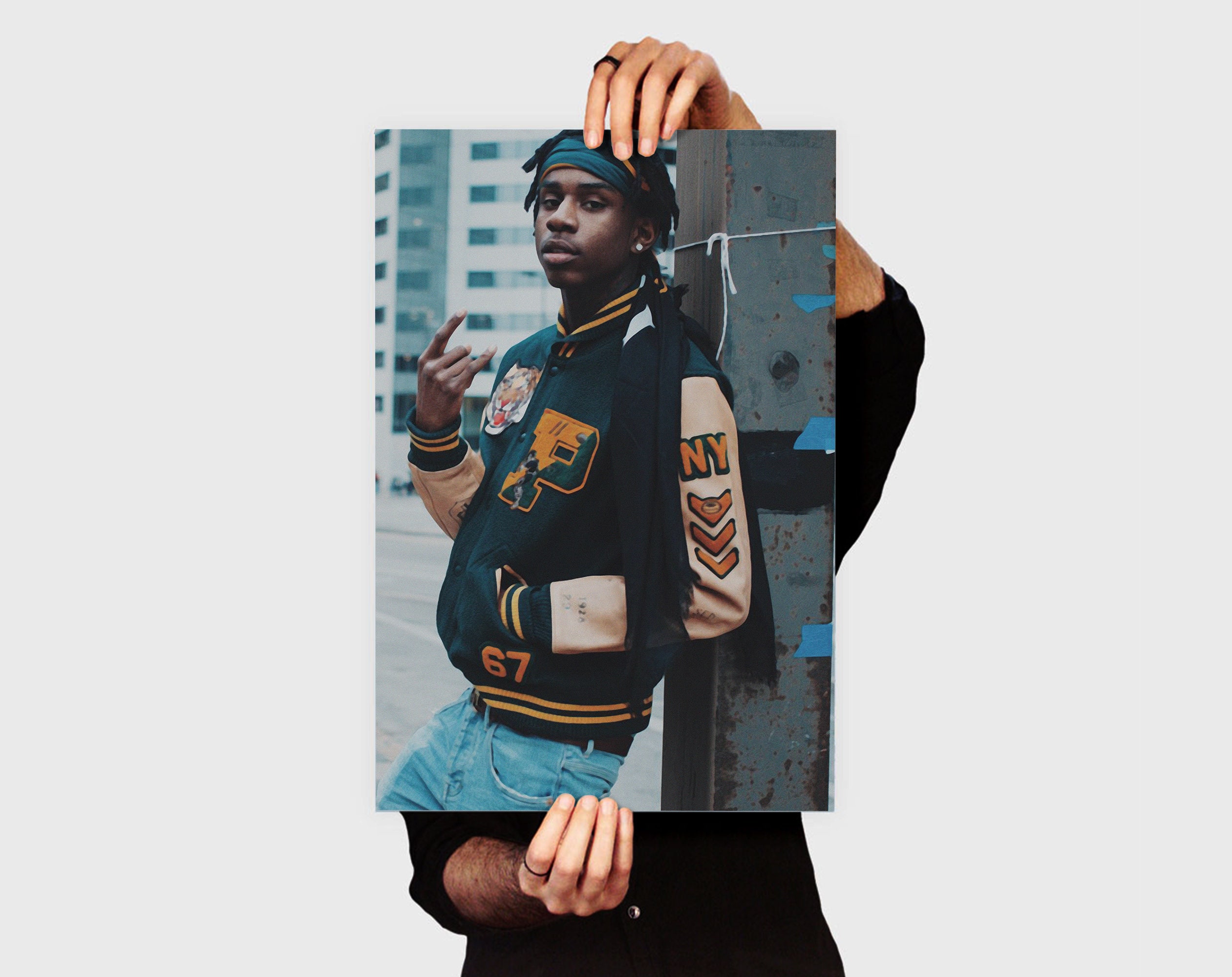 Polo G Canvas Poster Polo G Unframed Canvas Rapper Canvas Etsy