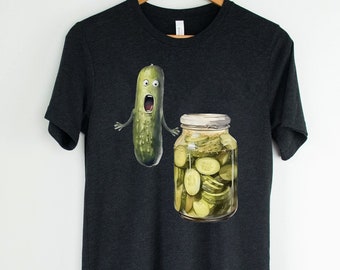 Funny Pickled Cucumber T-Shirt, Pickle Lovers Shirt, Cucumber Meme Shirt, Humorous Meme Shirt, Funny Vegetable Lovers Shirt