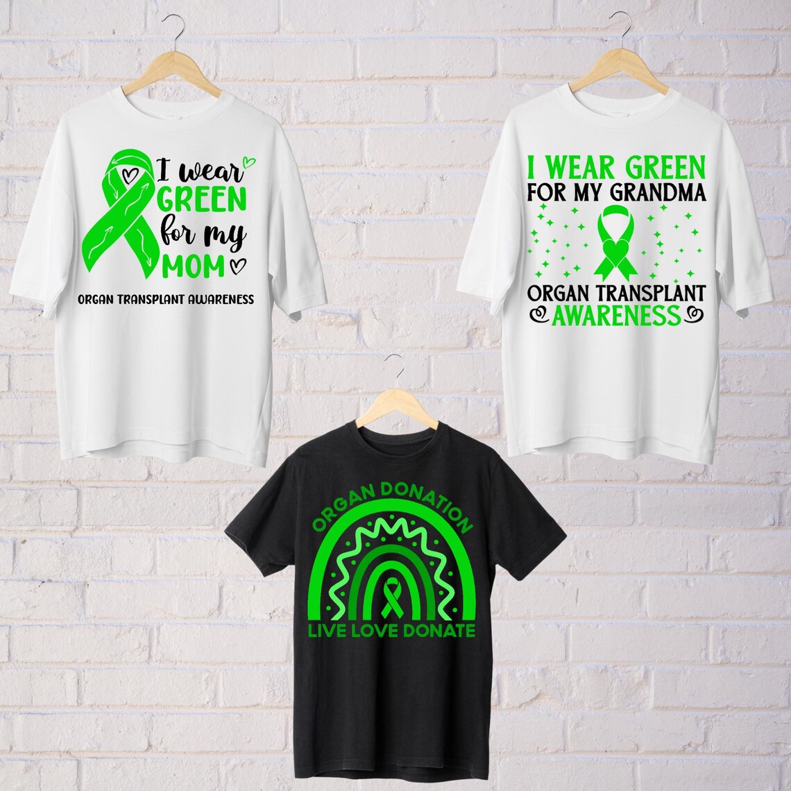 Organ Donation Awareness SVG Bundle, Green Ribbon Svg, Files for Cricut ...