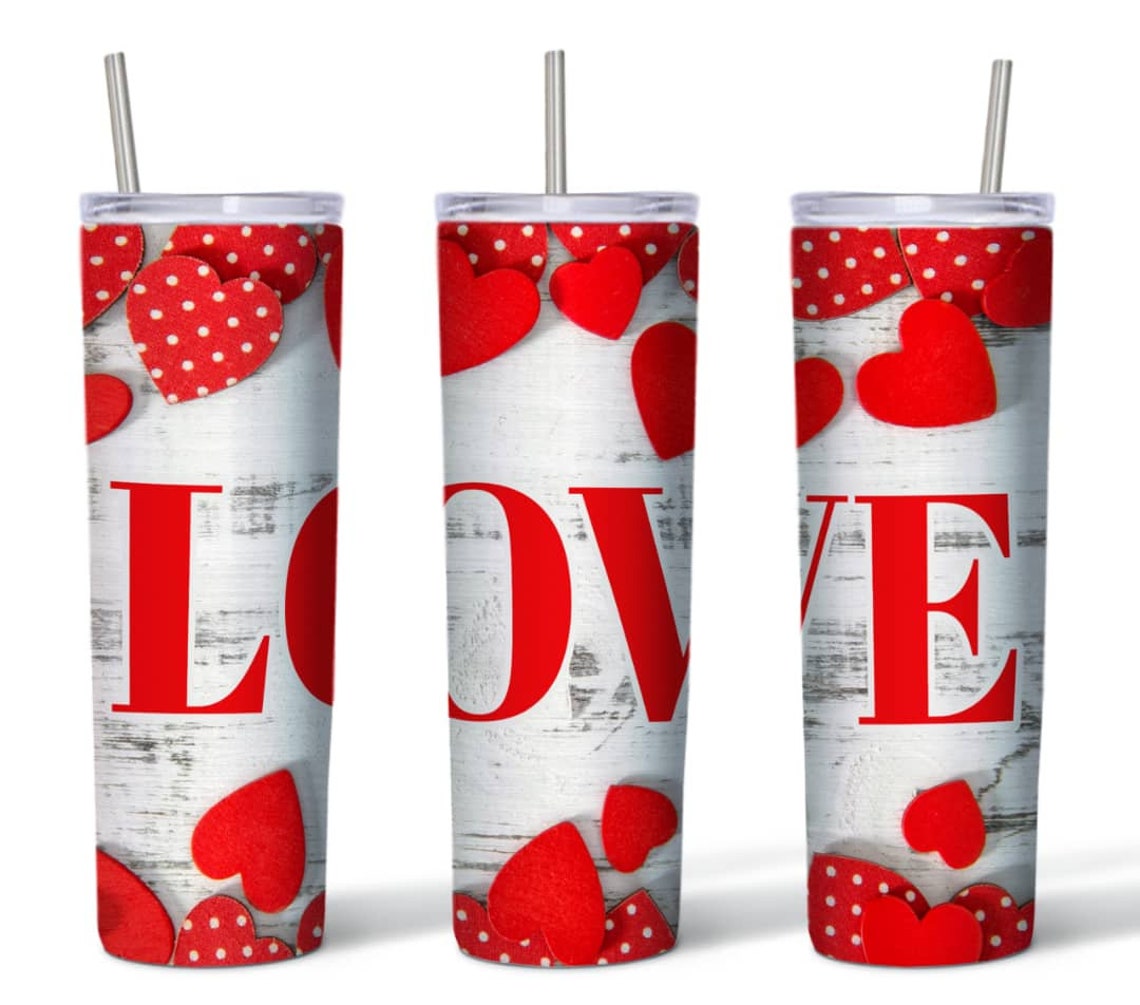Tumbler Design for Valentine Tumbler Design 20 Oz Skinny Bundle 5 X