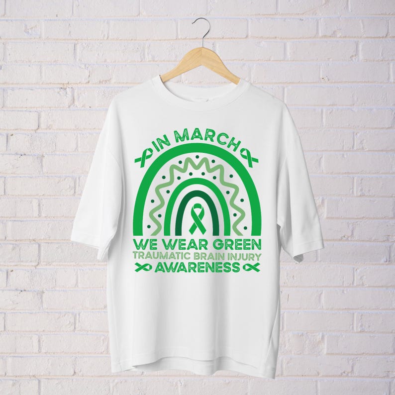 Traumatic Brain Injury Awareness SVG Bundle, Green Ribbon SVG, Files ...