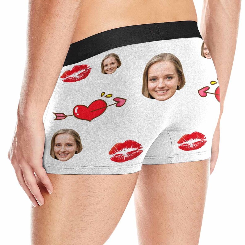 Custom Boxers Briefs With Face Personalized Face Photo On Men/'s Underwear For Boyfriend Anniversary