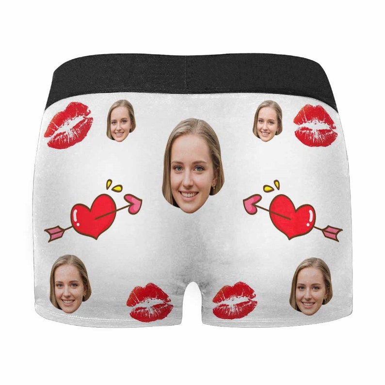 Custom Boxers Briefs With Face Personalized Face Photo On Men/'s Underwear For Boyfriend Anniversary