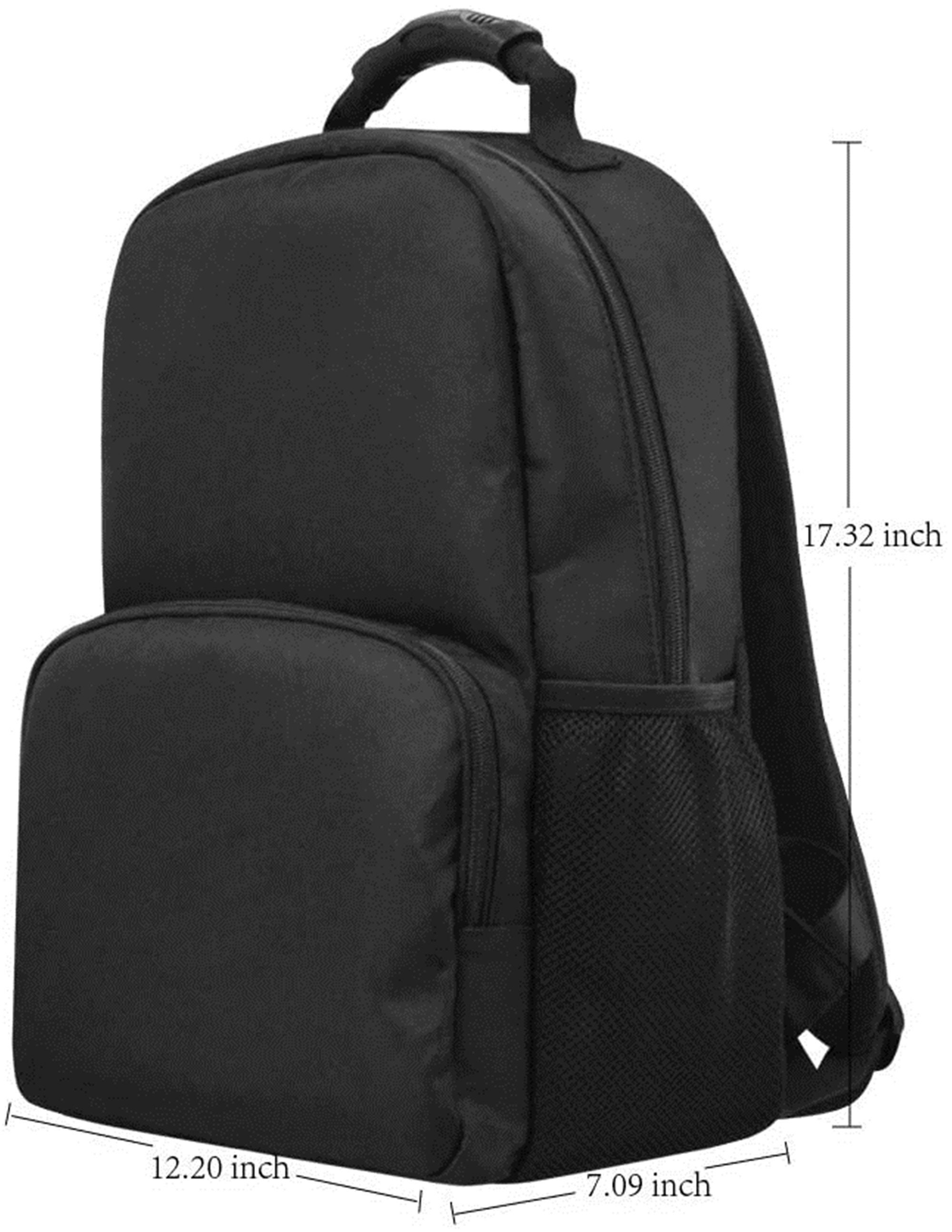 Custom School Bag With Name For Men&Women Design With Fish Etsy