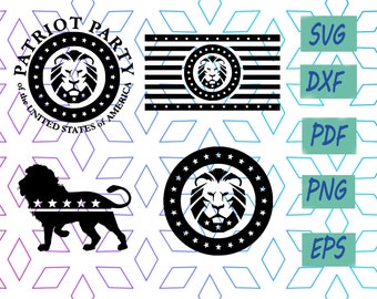 Free Free 161 Patriot Party Lion Svg SVG PNG EPS DXF File