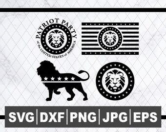 Free Free 164 Patriot Party Lion Svg SVG PNG EPS DXF File