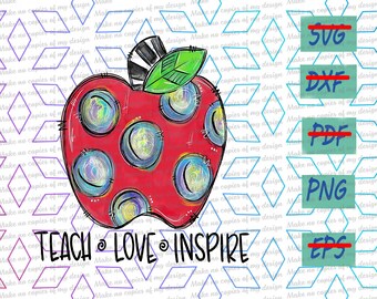 Free Free 50 Teach Love Inspire Svg Etsy SVG PNG EPS DXF File
