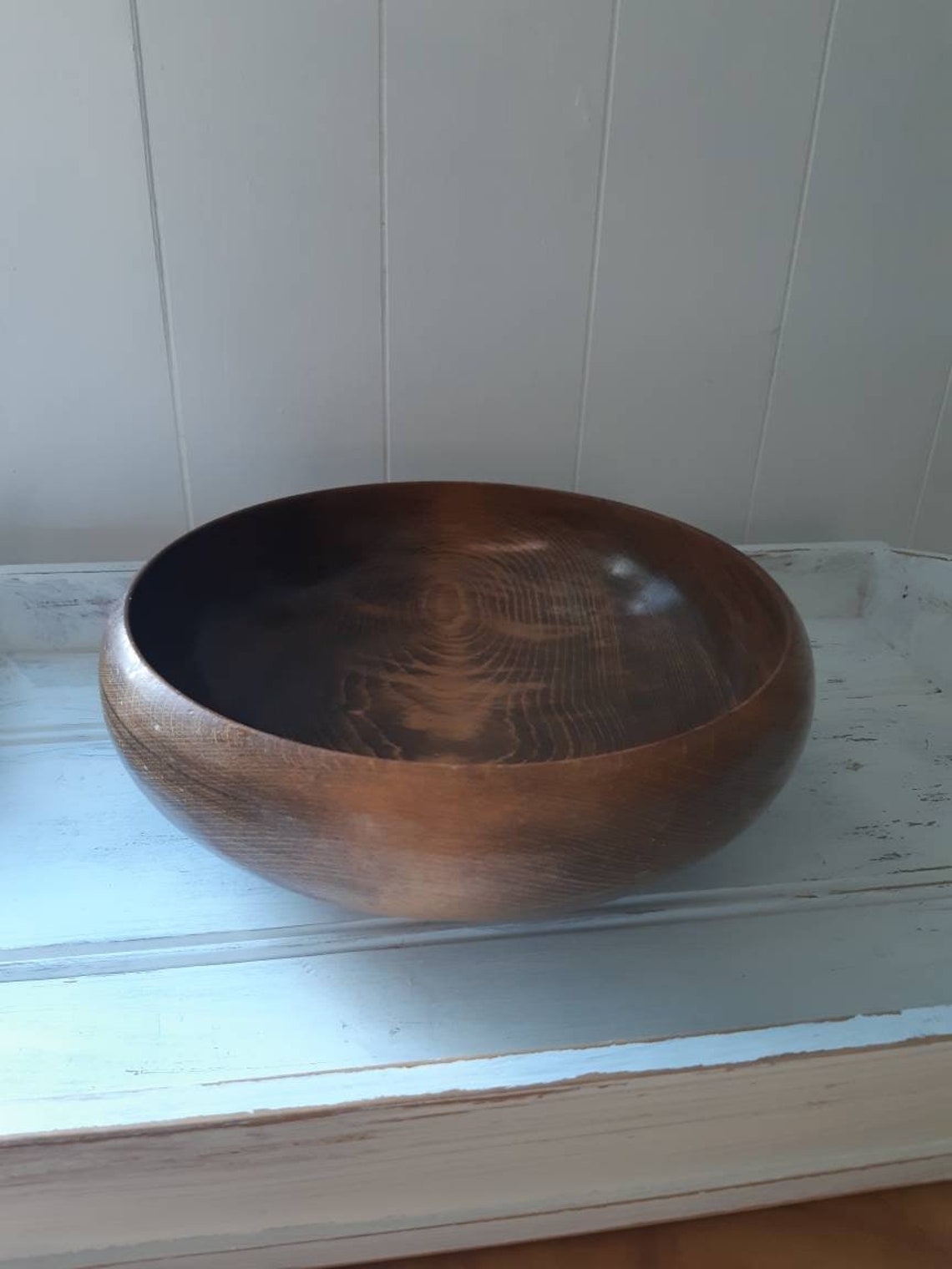 Beautiful decorative wooden bowl Etsy
