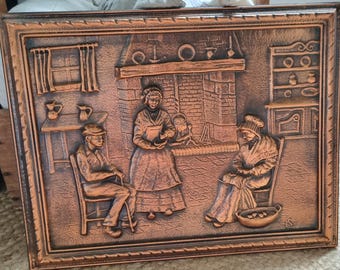 Vintage Copper wall art