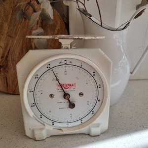 Vintage Persinware white metal scales