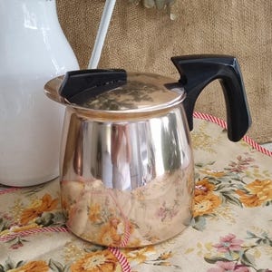 Vintage rose gold Jason Poly Pot kettle