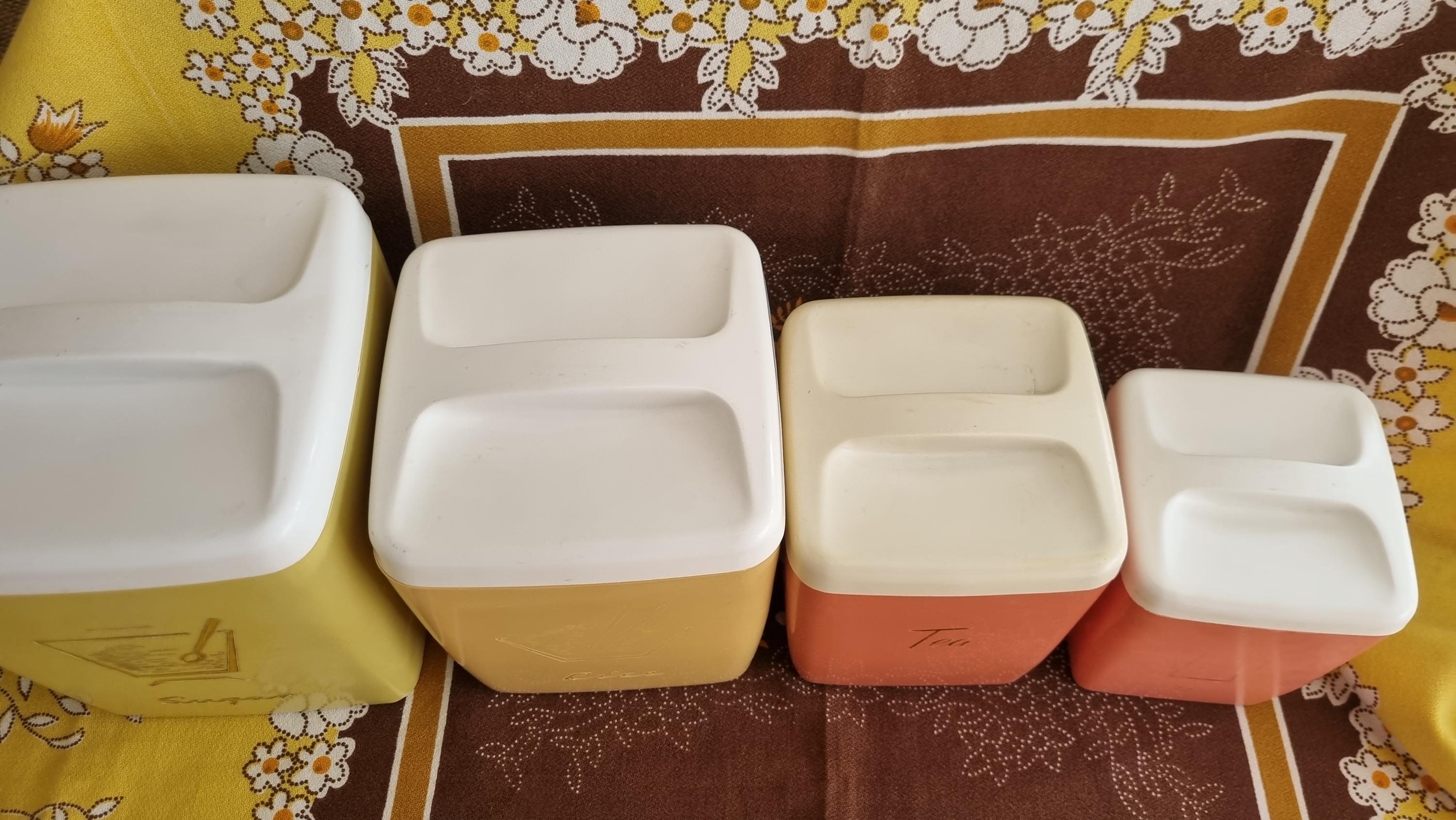 ヴィンテージNally Ware ナリーウェアキャニスター4点GREE·͜· ♡